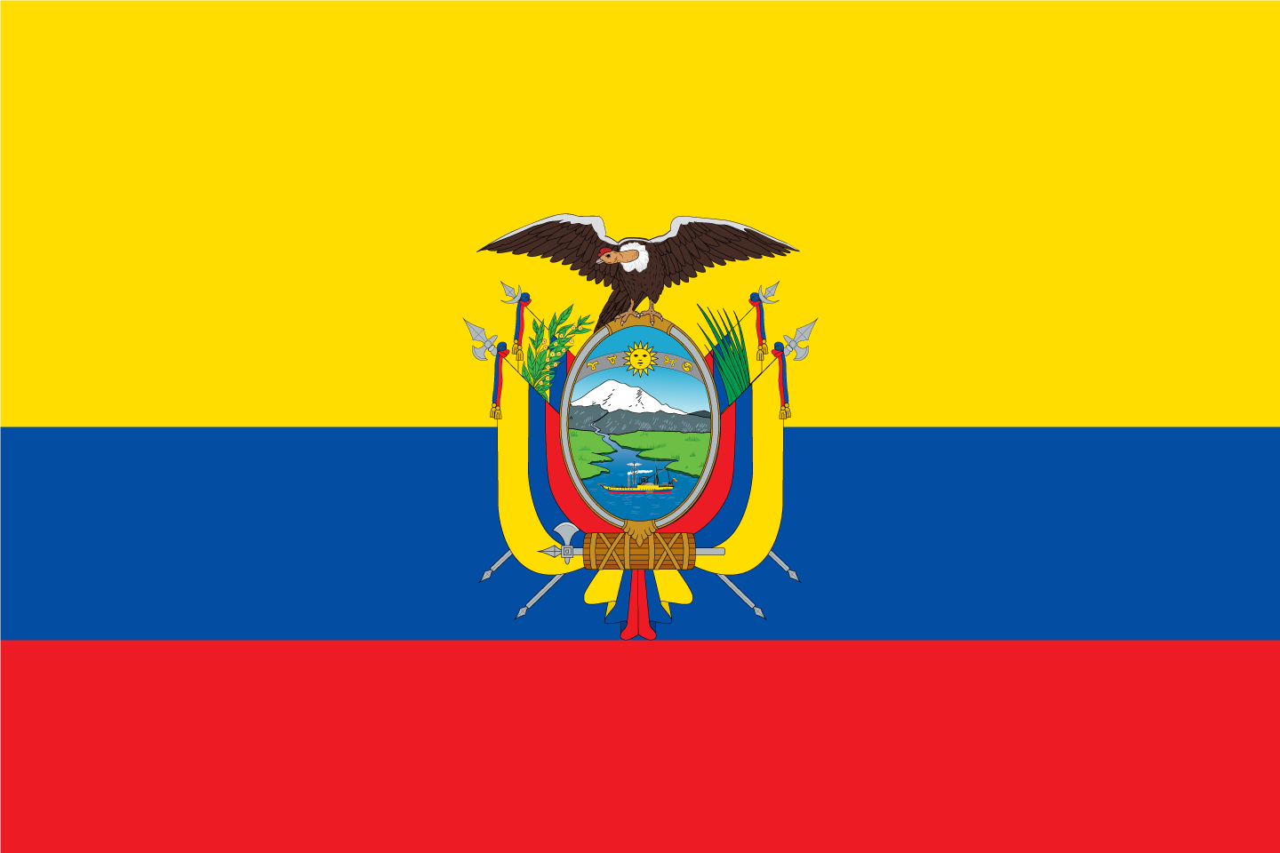 Flag_of_Ecuador_1440x960 Grundstück in Quito/Ecuador zu verkaufen